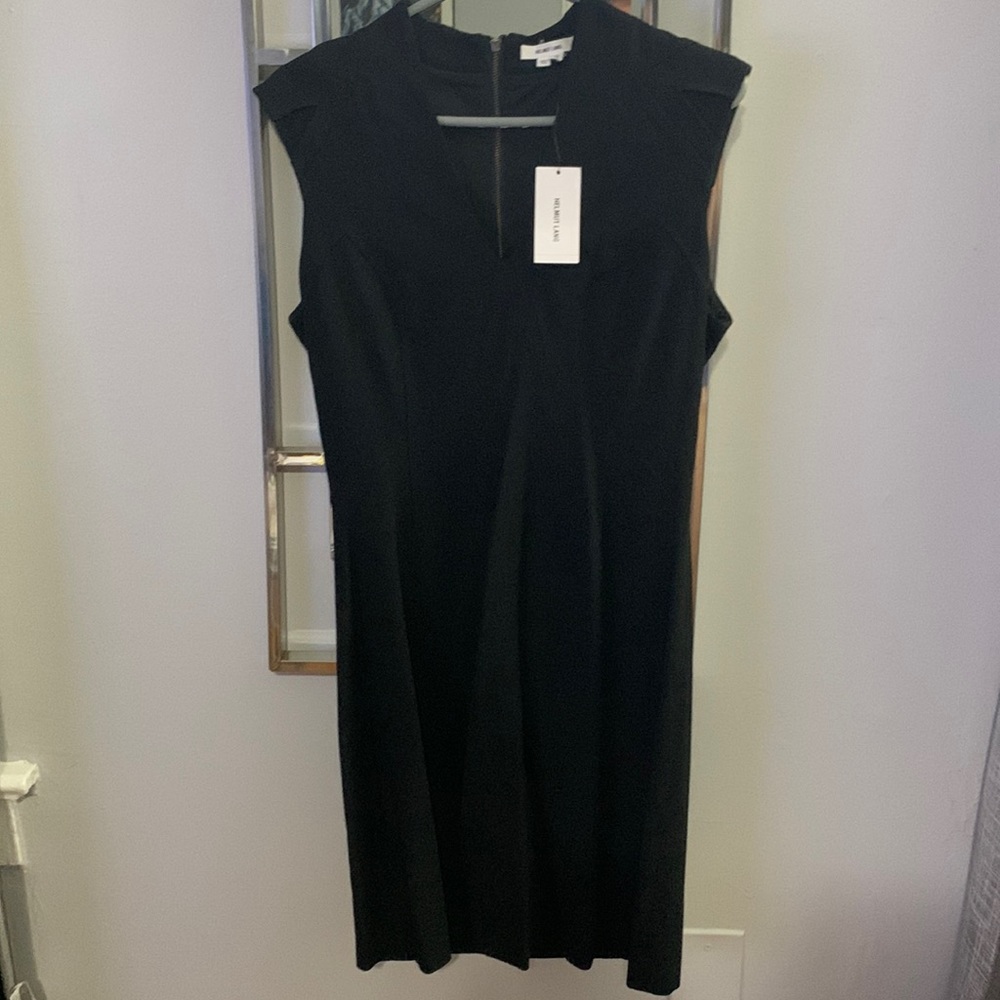 NWT Helmut Lang Black MIDI Dreas Size 8 - Picture 3 of 11